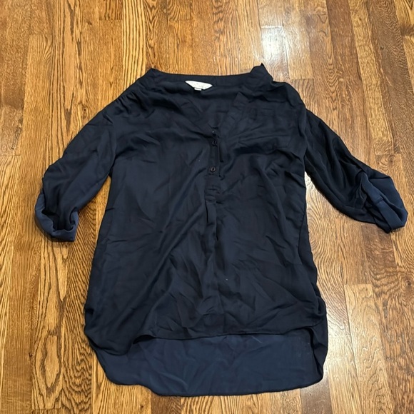 Zoa Women’s Navy Button Down Size XS - Picture 1 of 6